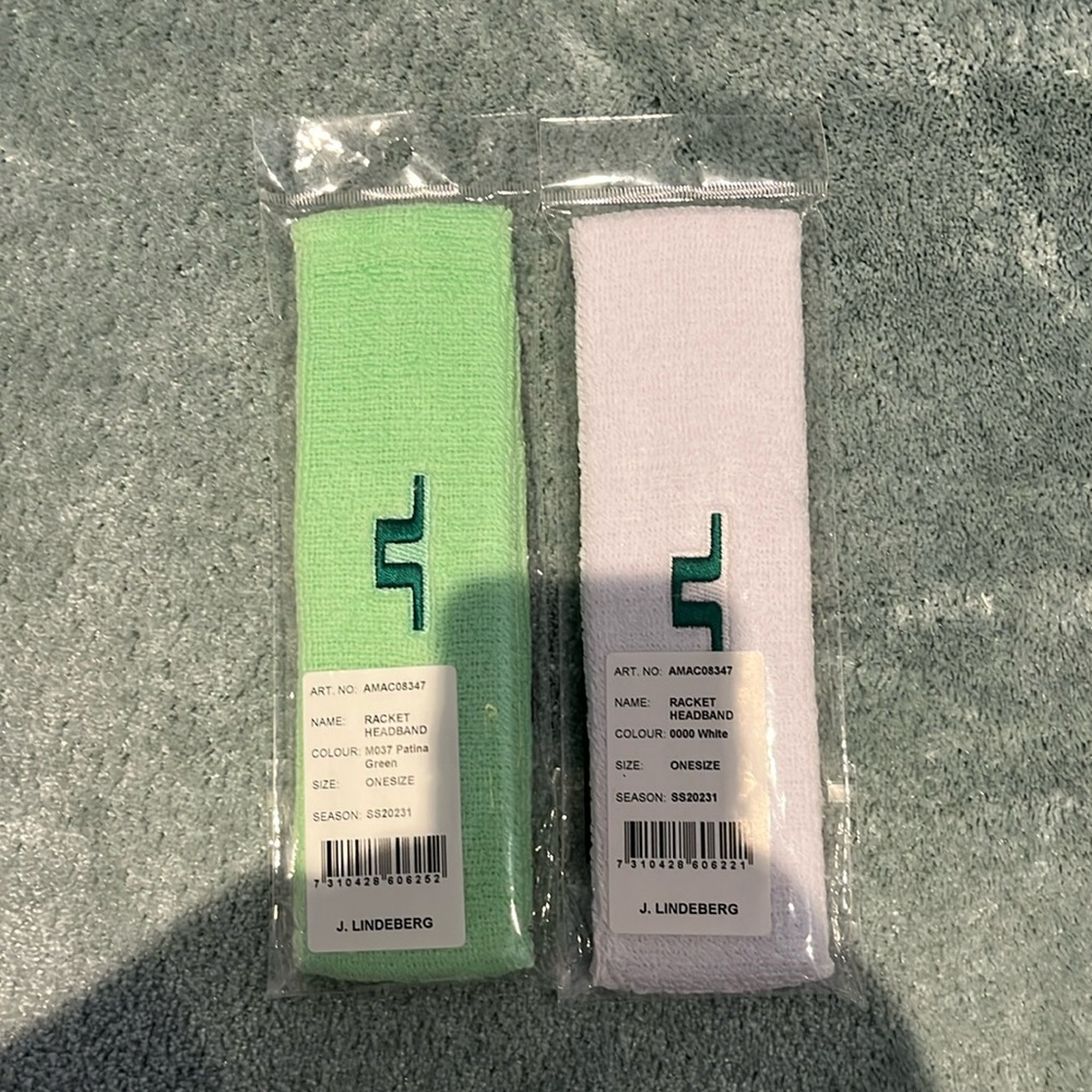 2 x J. Lindeberg Stockholm Racket Headbands